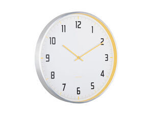 Karlsson - Wall clock Sporty bright yellow