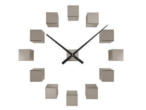 Karlsson - Wall clock DIY Cubic metallic dark grey