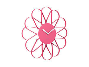 Karlsson - Wall clock Arkis iron bright pink
