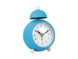 Karlsson - Alarm clock Chaplin iron matt bright blue