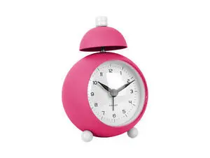 Karlsson - Alarm clock Chaplin iron matt bright pink