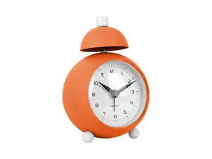 Karlsson - Alarm clock Chaplin iron matt bright orange