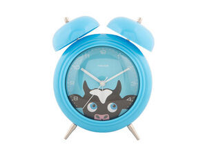 Karlsson - Alarm clock Peekaboo Cow blue