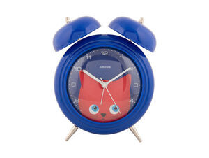 Karlsson - Alarm clock Peekaboo Cat dark blue