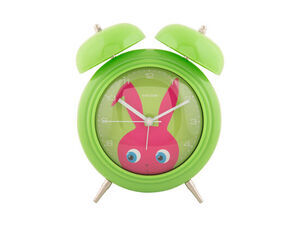 Karlsson - Alarm clock Peekaboo Bunny dark green