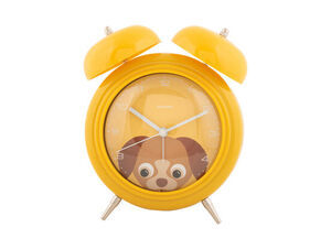 Karlsson - Alarm clock Peekaboo Dog yellow
