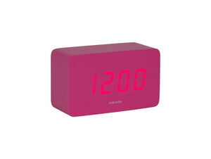 Karlsson - Alarm clock Spry tube LED bright pink
