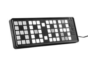 Karlsson - Alarm clock Keyboard LED black