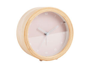 Karlsson - Alarm clock Gentle w. light soft pink