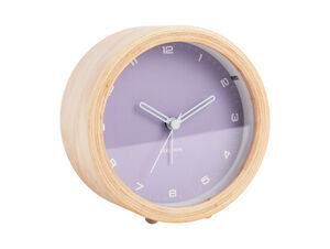 Karlsson - Alarm clock Gentle w. light soft purple