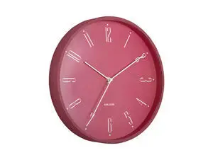 Karlsson - Wall clock Regal Numbers blush red