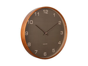 Karlsson - Wall clock Acento wood moss green