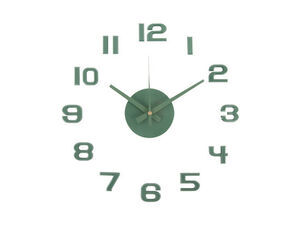 Karlsson - Wall clock DIY Sunset Numbers jungle green