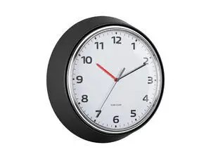 Karlsson - Wall clock Modern Retro black