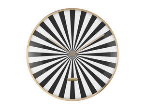 Karlsson - Wall clock Candy Swirl Dome black & white