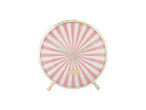Karlsson - Alarm clock Candy Swirl flamingo pink & white
