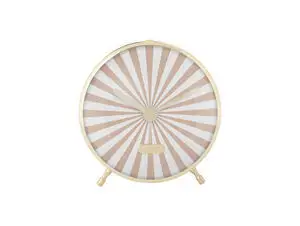 Karlsson - Alarm clock Candy Swirl soft brown & white
