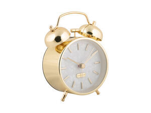 Karlsson - Alarm clock Pearl Glow gold plated