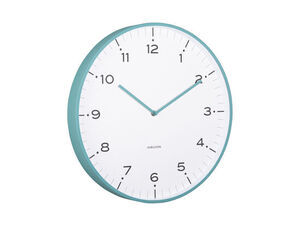 Karlsson - Wall clock Circus Rings turquoise blue