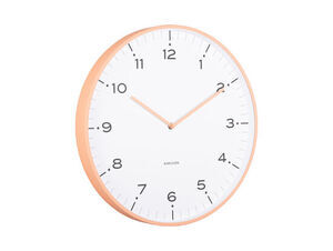 Karlsson - Wall clock Circus Rings peach orange