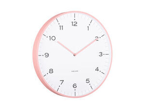 Karlsson - Wall clock Circus Rings flamingo pink