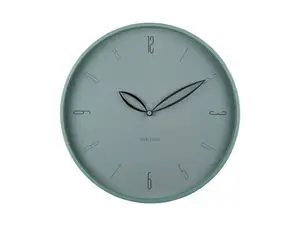 Karlsson - Wall clock Petals misty blue