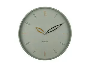 Karlsson - Wall clock Petals grayed jade