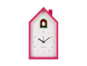 Karlsson - Alarm clock Modern Cuckoo bright pink