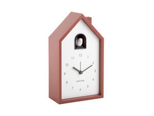 Karlsson - Alarm clock Modern Cuckoo red ochre