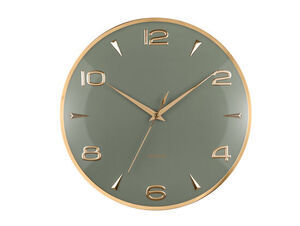 Karlsson - Wall clock Sienna Glow jungle green