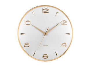 Karlsson - Wall clock Sienna Glow white