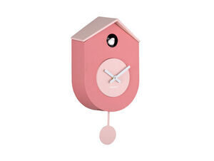 Karlsson - Wall clock Grato Cuckoo tan rose w. soft pink