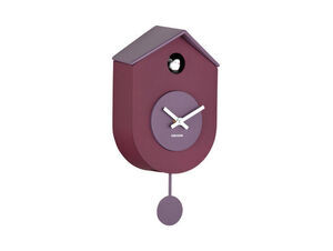 Karlsson - Wall clock Grato Cuckoo mauve purple w. lavender purple