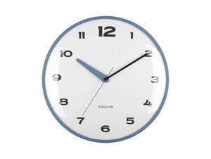 Karlsson - Wall Clock Brisk Dome classic blue