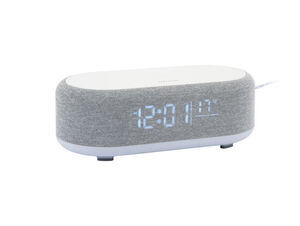 Karlsson - Alarm clock Vogue w. phone charger and blue tooth mouse grey