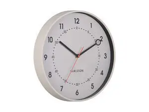 Karlsson - Wall clock Fresco warm grey