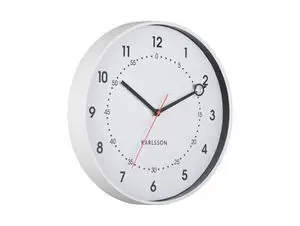 Karlsson - Wall clock Fresco white