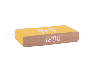 Karlsson - Alarm clock Retro Flat LED bright yellow