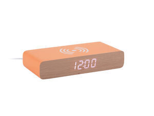 Karlsson - Alarm clock Retro Flat LED bright orange