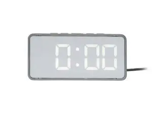 Karlsson - Alarm clock Audaz white