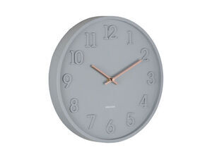 Karlsson - Wall clock Calma dark grey