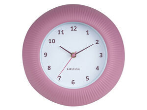 Karlsson - Wall clock Tender Rib tan rose