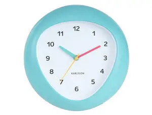 Karlsson - Wall clock Funky Vibes turquoise blue