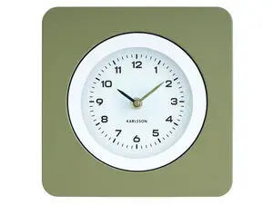 Karlsson - Wall clock New Vintage army green