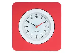 Karlsson - Wall clock New Vintage bright red