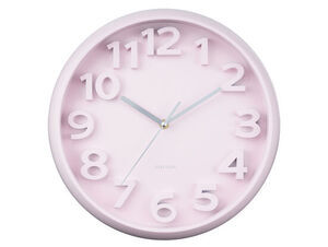 Karlsson - Wall clock Elevated Classic Numbers soft pink