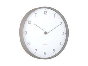 Karlsson - Wall clock Sencillez dark grey