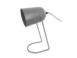 Leitmotiv - Table Lamp Enchant iron matt mouse grey