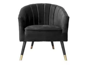 Leitmotiv - Chair Royal velvet black