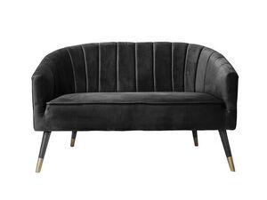 Leitmotiv - Sofa Royal velvet black